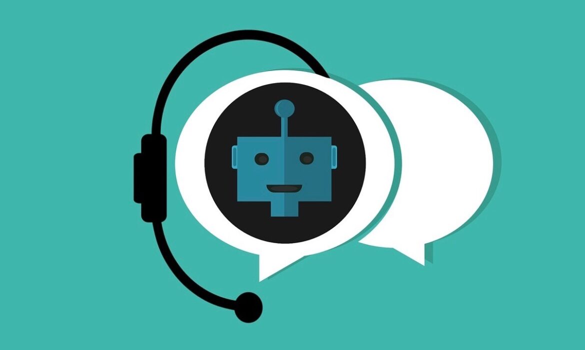 Vector image illustrating generic chatbot apps