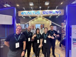 Weiheng / ecactus at the Solar and Storage Show NEC